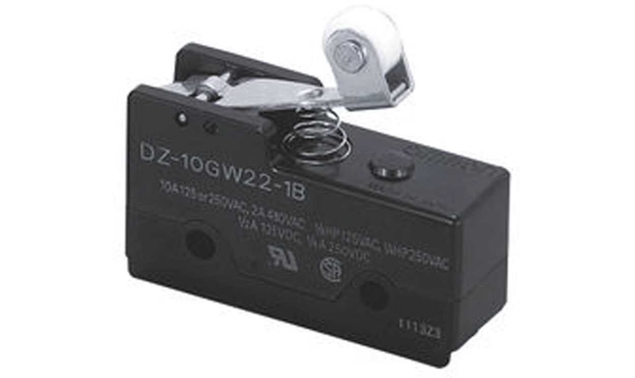 Omron DZ-10GW22-1B6, Lever Limit Switch, 2NO/2NC, IP00, DPDT, 250V ac Max, 10A Max