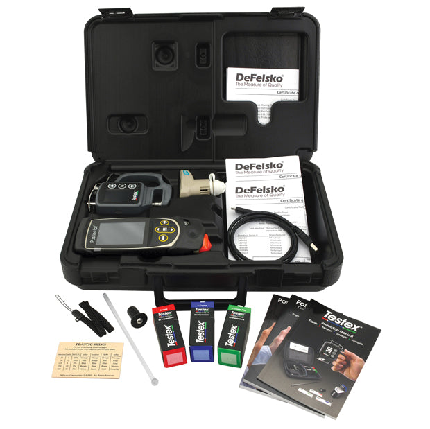 DeFelsko KITFN1RT | PosiTector Testex Inspection Kit, Standard | 6000 FN + DPM + Testex Micrometer - generaltechuae