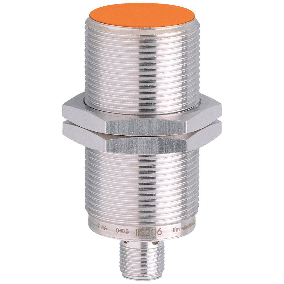 ifm IIS208, Inductive Threaded Barrel Proximity Sensor, M30, 15 mm Detection, PNP NC, 10 → 36 V dc