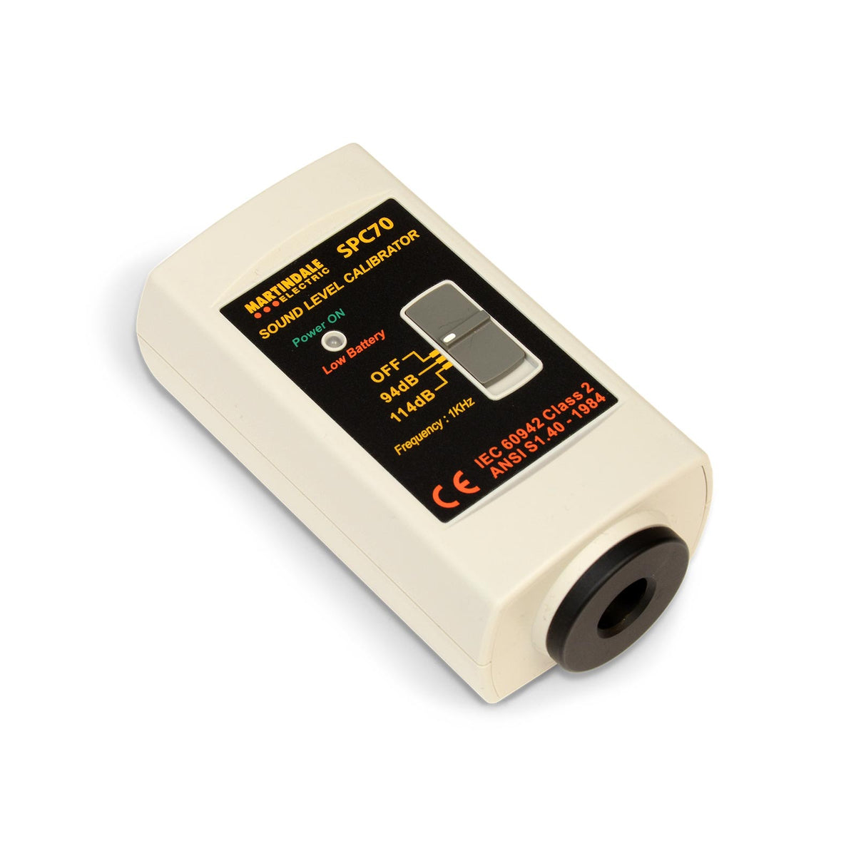 Martindale MARSPC70 | SPC70 Class 2 Sound Level Calibrator | 94/114 dB at 1 kHz - generaltechuae