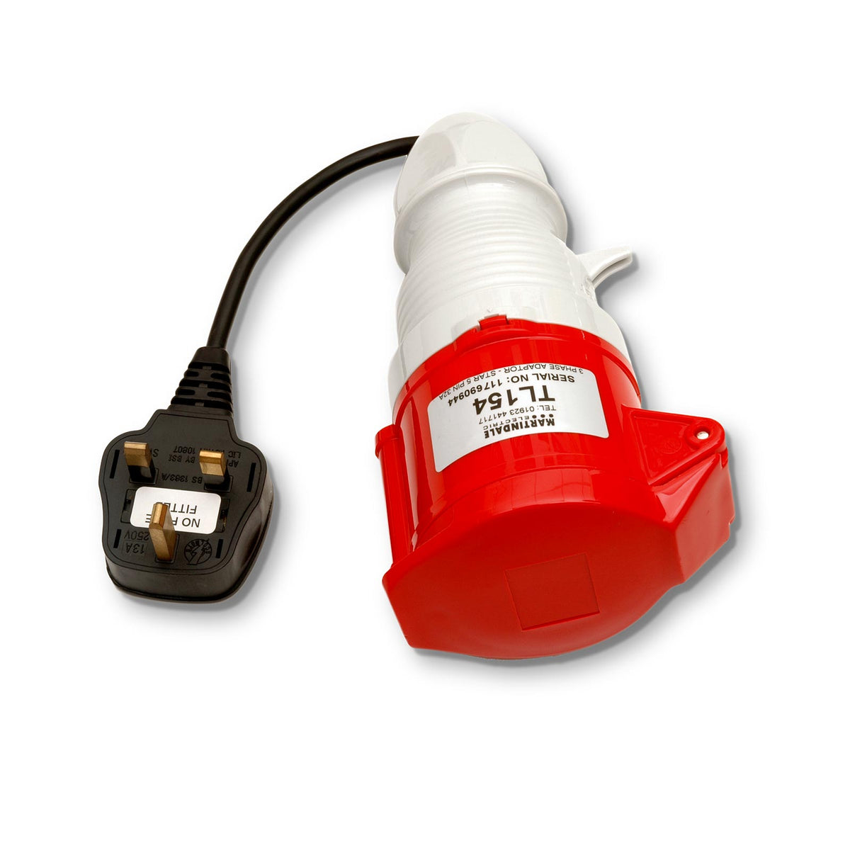 Martindale MARTL154 | TL154 3-Phase PAT Adaptor | 5-pin, 32A - generaltechuae