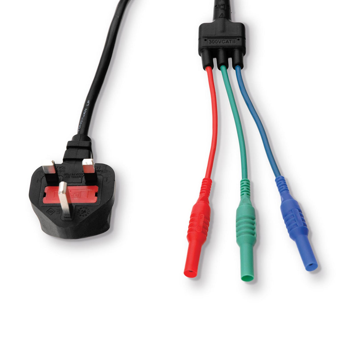 Martindale MARTL207 | TL207 Mains Test Lead | 13A Fused UK Plug to 3 x 4mm - generaltechuae