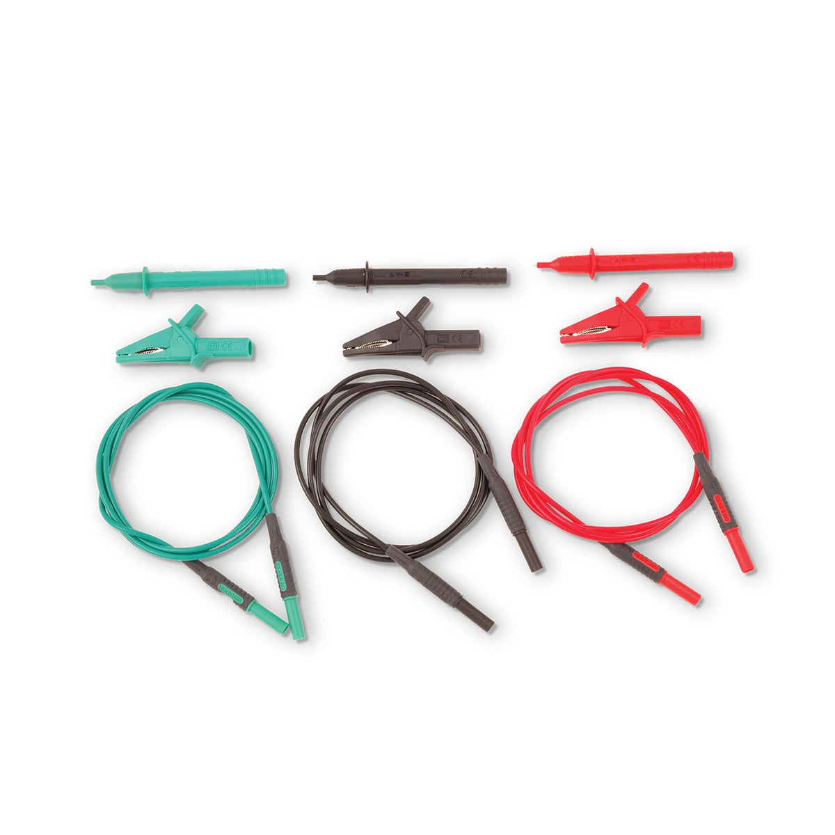 Martindale MARTL35 | TL35 Unfused 4mm Test Lead Set | 3 Leads, Red/Black/Green, 1.2 m - generaltechuae
