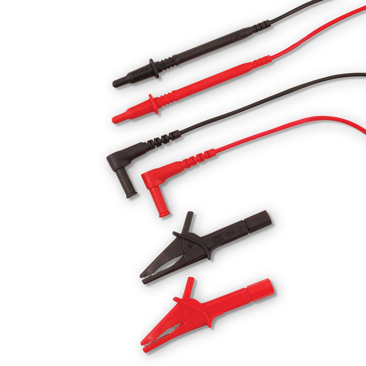 Martindale MARTL45 | TL45 Unfused Test Leads | Right-Angled 4mm, Lantern Probes - generaltechuae