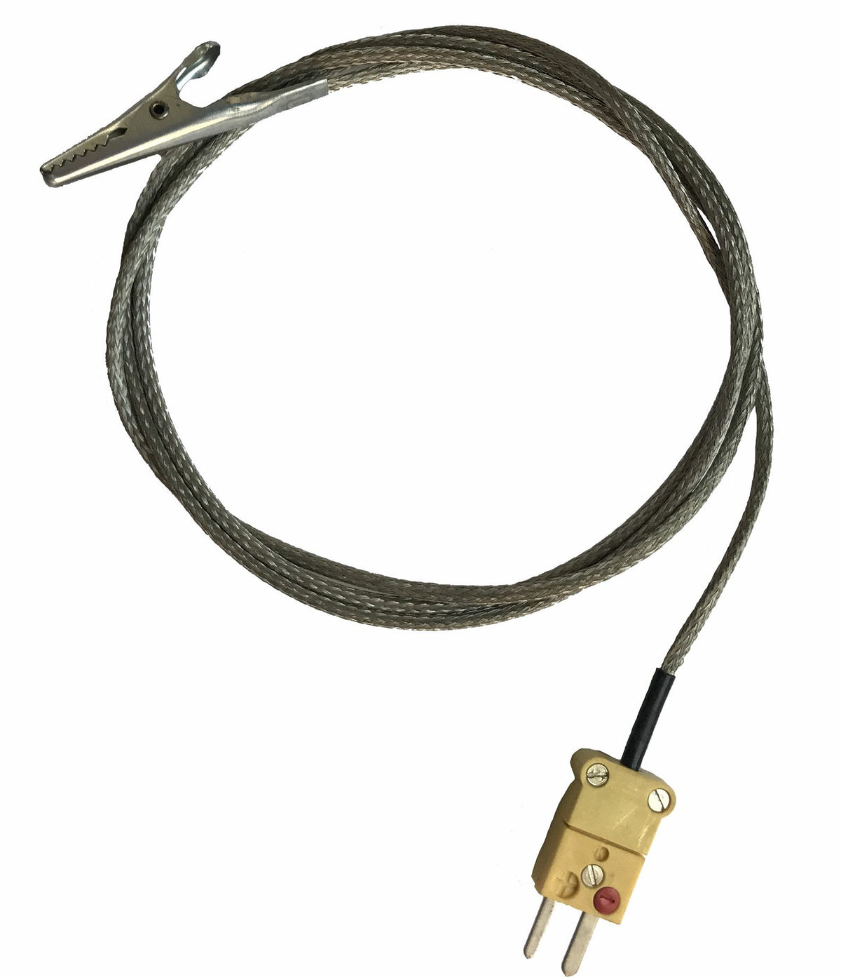 Palmer Wahl TP-300 | Type K Clip-On Oven/Air Probe | Alligator Clip, 4 ft Braided Cable - generaltechuae