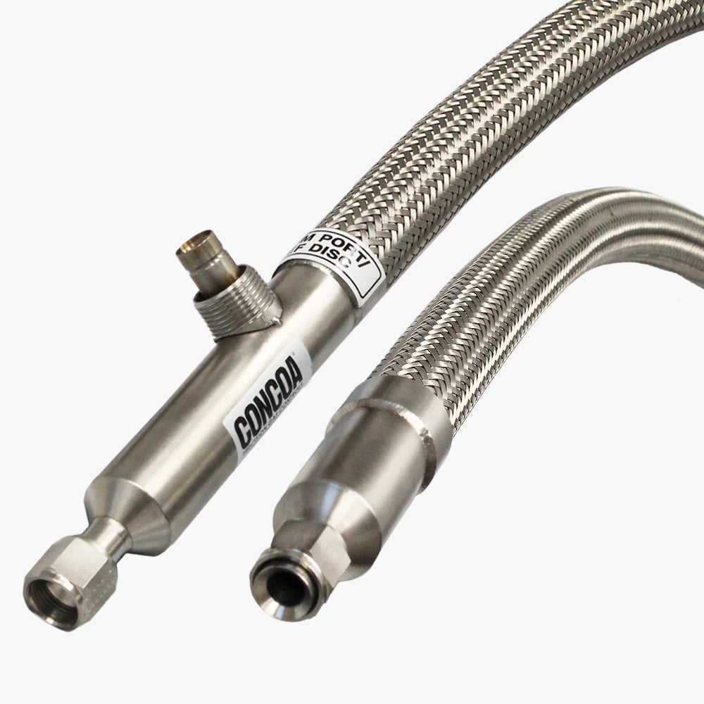 CONCOA 5512200-01-036 | 551 Series Ultra-Flexible Vacuum-Jacketed Hose | 3 ft (0.9 m)