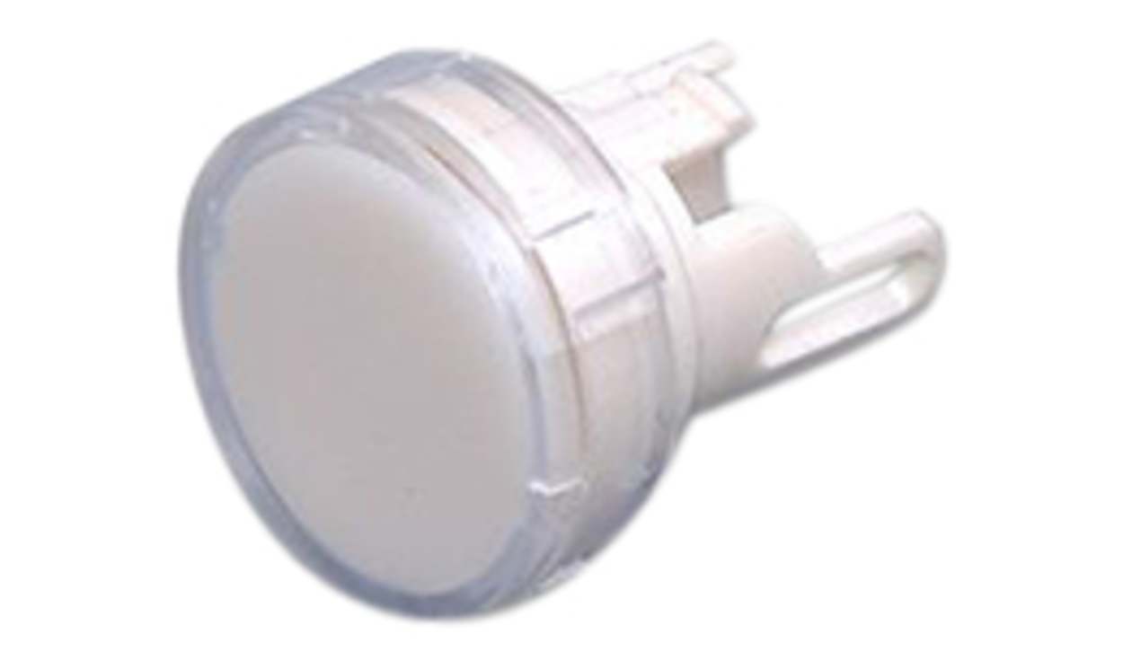 Omron A3CT-500W, White Round Push Button Lens