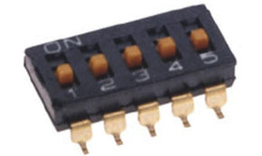 Omron A6S-8101-H, 8 Way Surface Mount DIP Switch 8P