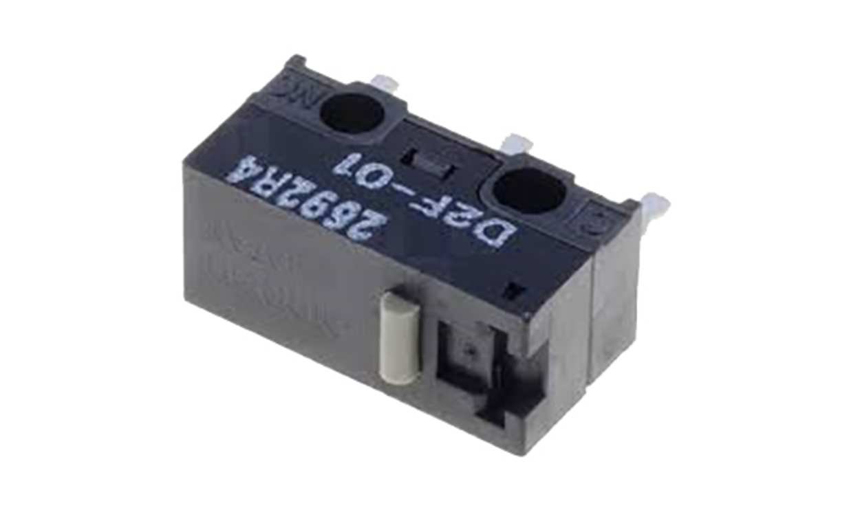 Omron D2F-01, Pin Plunger Micro Switch, PCB Terminal, 100 mA @ 30 V dc, SPDT, IP40