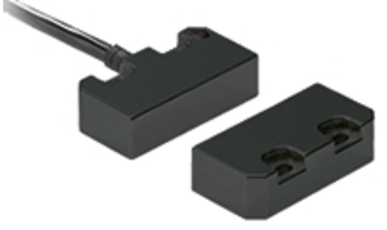 Omron F3S-TGR-NSPU-21-10, F3S-TGR-N_U Series Magnetic Non-Contact Safety Switch, 24V dc, Plastic Housing, NO/2NC, 10m Cable