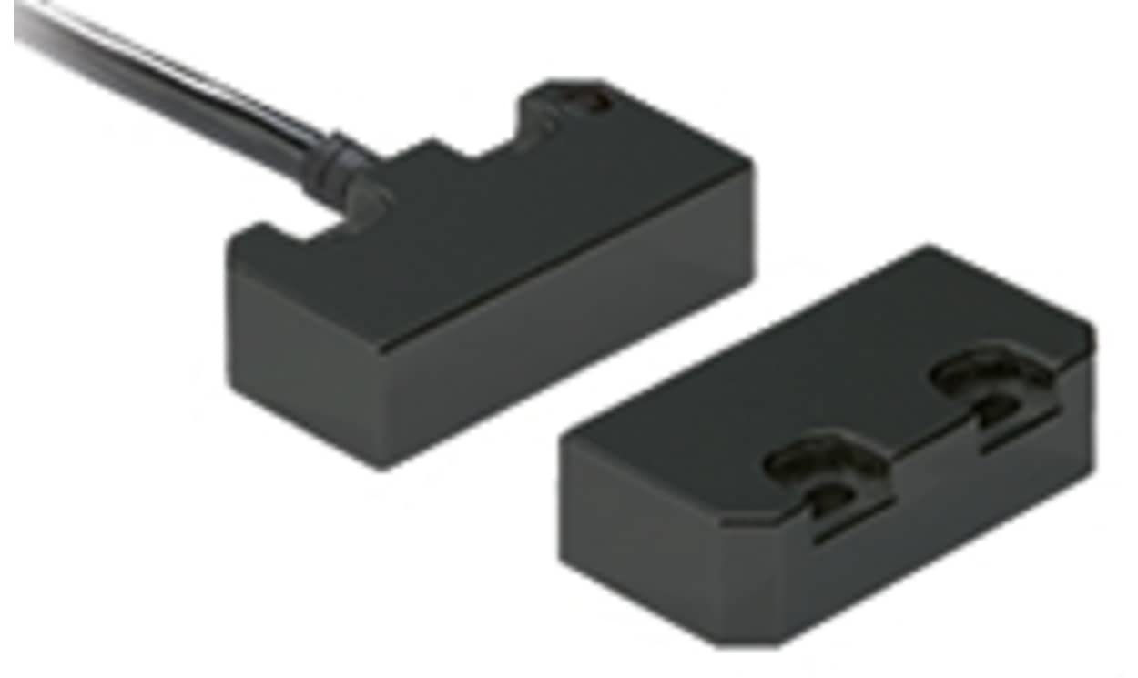 Omron F3S-TGR-NSPU-21-M1J8, F3S-TGR-N_U Series Magnetic Non-Contact Safety Switch, 24V dc, Plastic Housing, NO/2NC, M12