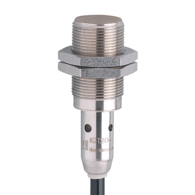 ifm IGT206, Inductive Threaded Barrel Proximity Sensor, M18, 8 mm Detection, PNP NO, 10 → 36 V dc