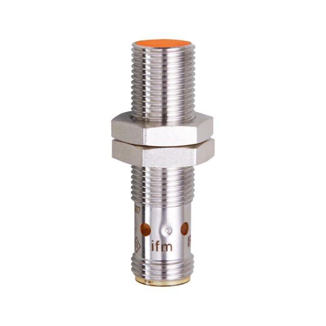 ifm IFS244, Inductive Threaded Barrel Proximity Sensor, M12, 4 mm Detection, PNP NO, 10 → 30 V dc