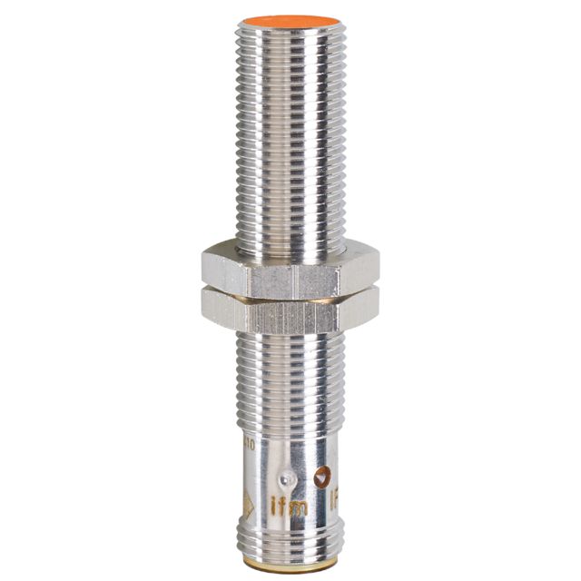 ifm IF7100, Inductive Threaded Barrel Proximity Sensor, M12, 2 mm Detection, PNP NO, 10 → 30 V dc