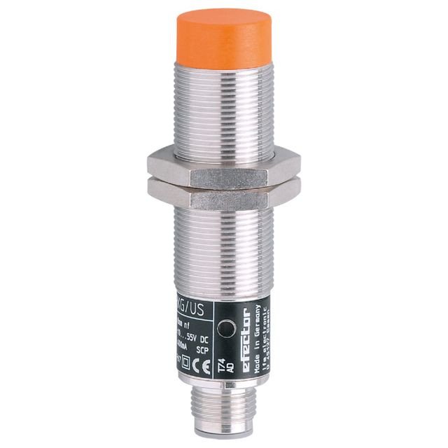 ifm IG5765, Inductive Threaded Barrel Proximity Sensor, M18, 8 mm Detection, PNP NO, 10 → 36 V dc