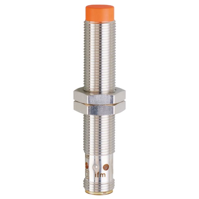 ifm IFS213, Inductive Threaded Barrel Proximity Sensor, M12, 7 mm Detection, PNP NO, 10 → 30 V dc