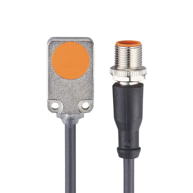 ifm IQ2002, Inductive Rectangular Proximity Sensor, 8 mm Detection, PNP NO, 10 → 30 V dc