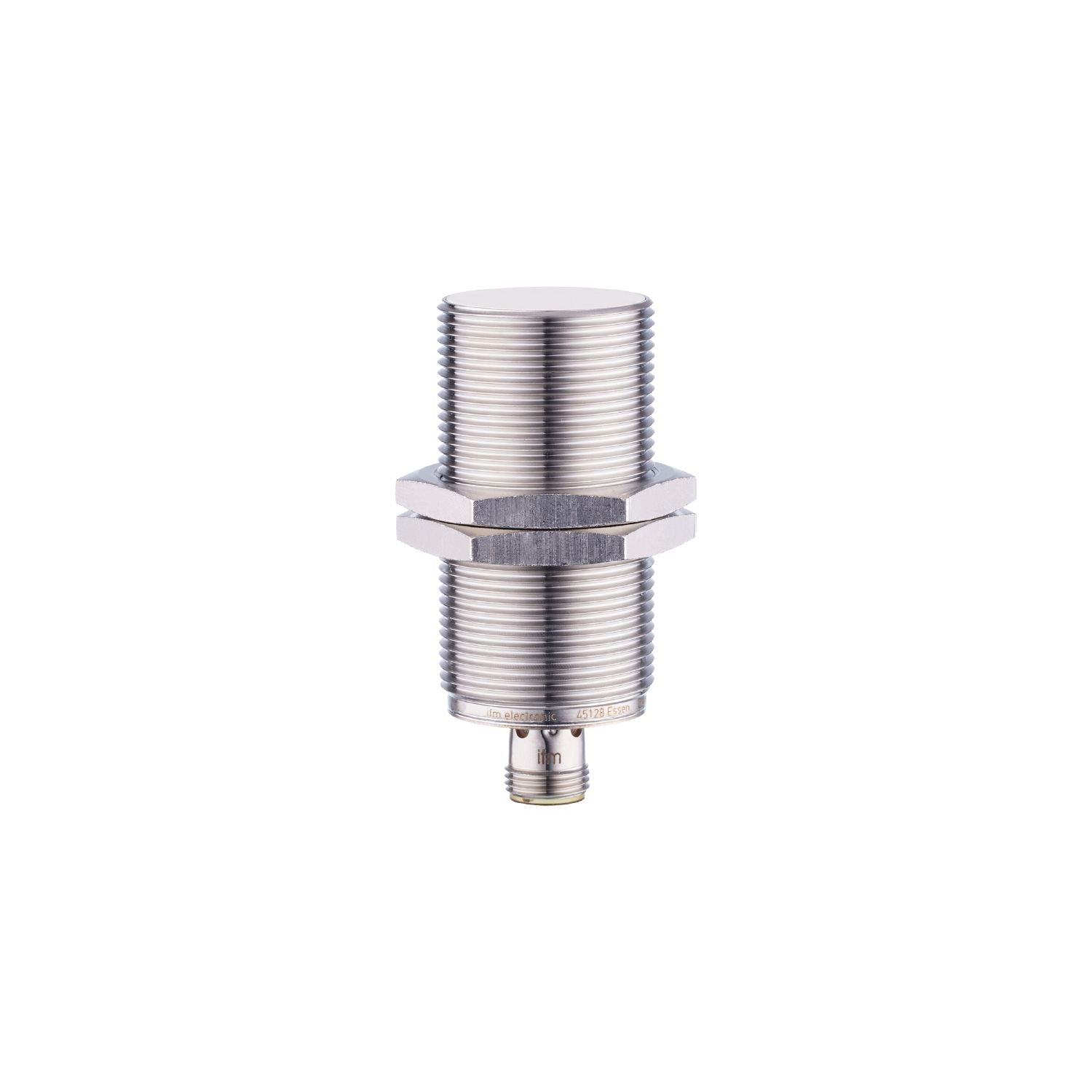 ifm IIC214, Inductive Threaded Barrel Proximity Sensor, M30, 10 mm Detection, PNP NO, 10 → 36 V dc