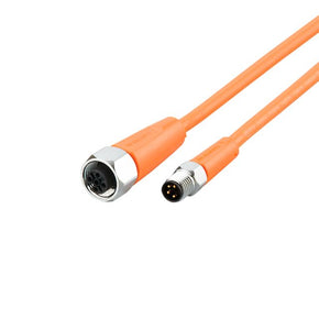 ifm EVT305, Straight Male 1 way M8 to Straight Female 1 way M12 Sensor Actuator Cable, 300mm