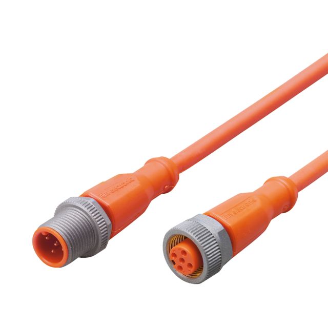 ifm EVW127, Straight Male 1 way M12 to Straight Female 1 way M12 Sensor Actuator Cable, 10m