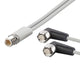 ifm EVF337, Straight Male 5 way M12 to Right Angle Female 5 way M12 Communication Cable, 5m