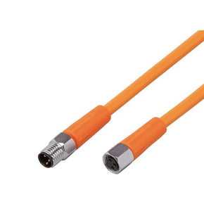 ifm EVT145, Straight Male 1 way M8 to Straight Female 1 way M8 Sensor Actuator Cable, 2m
