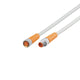 ifm EVW096, Straight Male 1 way M8 to Straight Female 1 way M8 Sensor Actuator Cable, 1.5m
