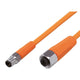 ifm EVT261, Straight Male 1 way M8 to Straight Female 1 way M12 Sensor Actuator Cable, 600mm