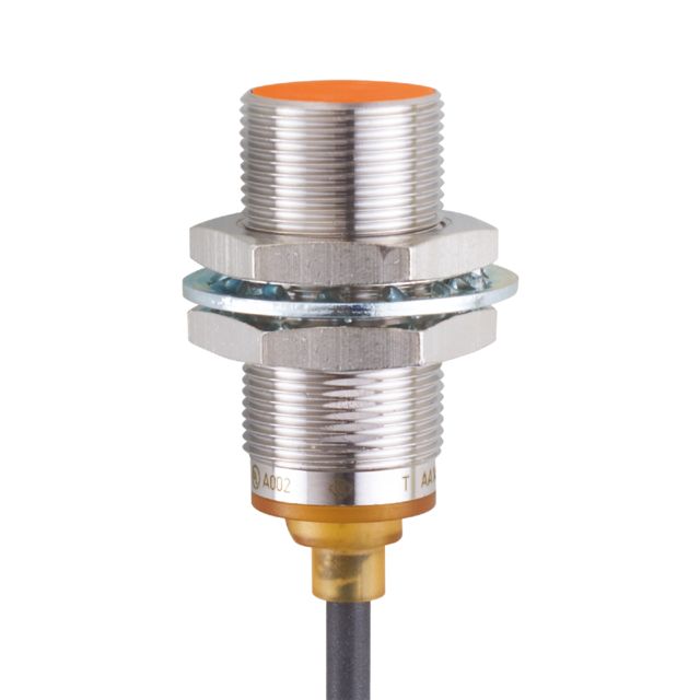 ifm IGS728, Inductive Threaded Barrel Proximity Sensor, M18, 8 mm Detection, PNP NO, 10 → 30 V dc