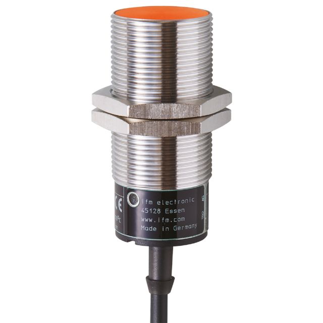 ifm II5162, Inductive Threaded Barrel Proximity Sensor, M30, 10 mm Detection, PNP NO+NC, 10 → 36 V dc