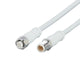 ifm EVF601, Straight Male 4 way M12 to Straight Female 5 way M12 Communication Cable, 500mm
