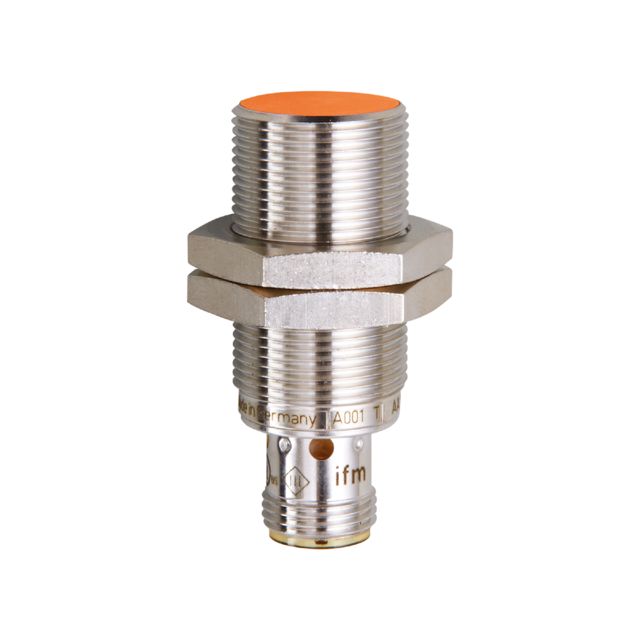 ifm IGS238, Inductive Threaded Barrel Proximity Sensor, M18, 8 mm Detection, NPN NO, 10 → 30 V dc