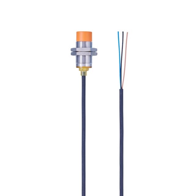 ifm IGS249, Inductive Threaded Barrel Proximity Sensor, M18, 12 mm Detection, PNP NO, 10 → 30 V dc