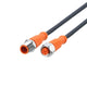 ifm EVM090, Straight Male 1 way M12 to Straight Female 1 way M12 Sensor Actuator Cable, 5m