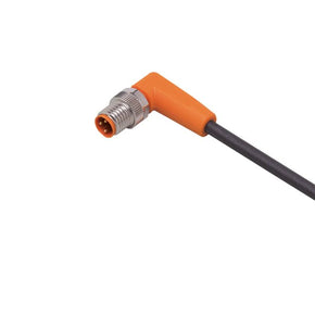 ifm EVC429, Right Angle Male 3 way M8 to Right Angle Female 5 way M12 Communication Cable, 5m
