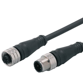 ifm E12360, Straight Male 1 way M12 to Straight Female 1 way M12 Actuator/Sensor Cable, 10m