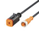ifm E12681, Straight Female 1 way Deutsch to Straight Female 1 way M12 Actuator/Sensor Cable, 5m