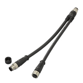 ifm E11228, Straight Female 1 way M12 to Straight Male 2 way M12 x 2 Actuator/Sensor Cable, 150mm