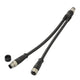 ifm E11228, Straight Female 1 way M12 to Straight Male 2 way M12 x 2 Actuator/Sensor Cable, 150mm