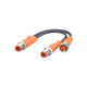 ifm EVC854, Straight Male 5 way M12 to Straight Female 5 way M12 Communication Cable, 100mm