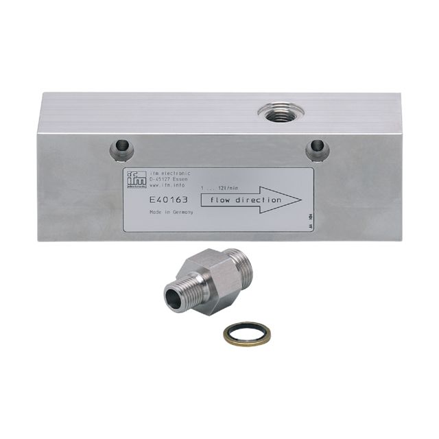 ifm E40163, , E401 Series Adapter for Use with Small Volumetric Flow Quantities