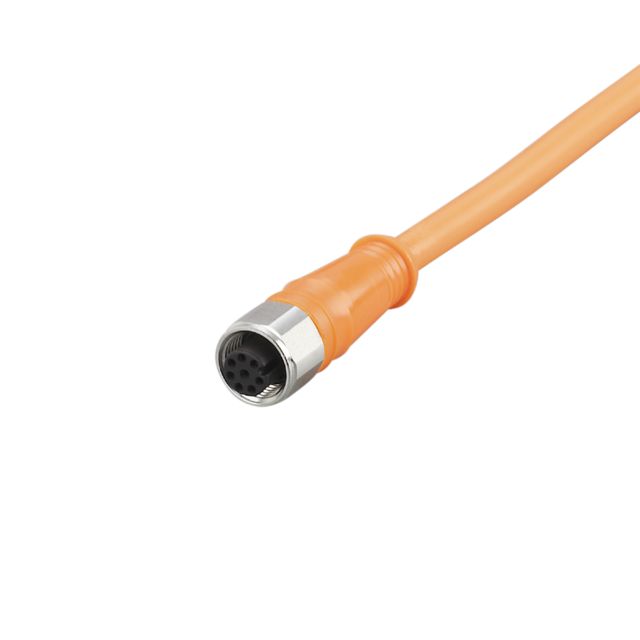 ifm E12401, Straight Female 1 way M12 to Unterminated Actuator/Sensor Cable, 40m