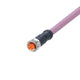 ifm EVC957, Straight Female 5 way M12 to Straight Female 5 way M12 Communication Cable, 2m