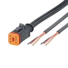ifm E12547, Straight Female 1 way Deutsch to Unterminated Actuator/Sensor Cable, 2m