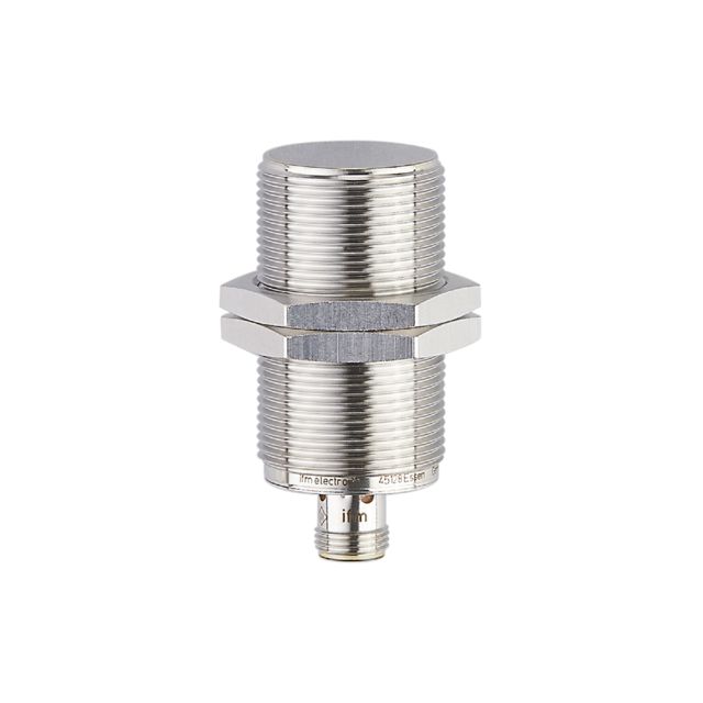 ifm IIC235, Inductive Threaded Barrel Proximity Sensor, M30, 15 mm Detection, PNP NO, 10 → 30 V dc
