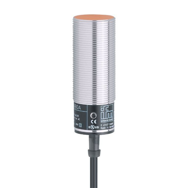 ifm II0301, Inductive Threaded Barrel Proximity Sensor, M30, 10 mm Detection, 2-Wire NO, 20 → 250 V ac/dc, 20