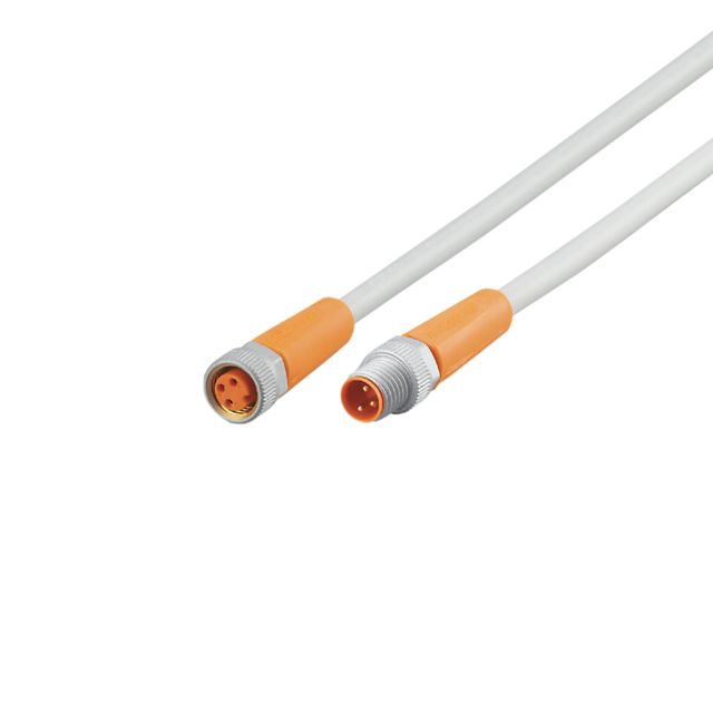 ifm EVW134, Straight Male 1 way M8 to Straight Female 1 way M8 Sensor Actuator Cable, 300mm