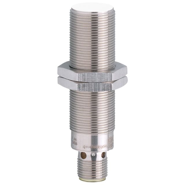 ifm IGM214, Inductive Threaded Barrel Proximity Sensor, M18, 8 mm Detection, PNP/NPN NO, 10 → 60 V dc