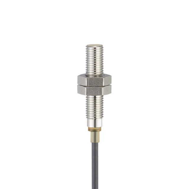 ifm IES227, Inductive Threaded Barrel Proximity Sensor, M8, 3 mm Detection, PNP NO, 10 → 30 V dc