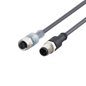 ifm E12435, Straight Male 1 way M12 to Straight Female 1 way M12 Actuator/Sensor Cable, 30m